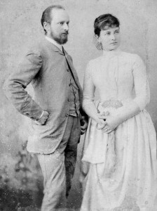Ludwig Quidde mit Ehefrau Margerete, 1888