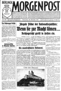 Berliner Morgenpost über die Boxheimer Dokumente