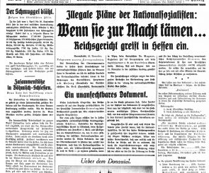 Berliner Morgenpost über die Boxheimer Dokumente